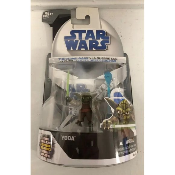 2008 Clone Wars Yoda Figure - Picture 1 of 1